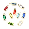 12Pcs 12 Colors Real 14K Gold Plated 304 Stainless Steel Charms STAS-CJ0002-57-9