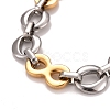 PVD Vacuum Plating 304 Stainless Steel Infinity Link Chains Necklace STAS-E160-14GP-3