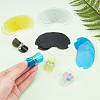 40Pcs 4 Colors Plastic Jewelry Ring Display Planks KY-PH0001-47-4