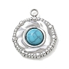 Synthetic Turquoise Pendants SA-CBA50C9-05P-1