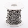 Tarnish Resistant 304 Stainless Steel Twisted Chains CHS-K003-02P-0.5MM-2
