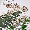DIY Filigree Joiners Dangle Earring Making Kits DIY-TA0003-12P-4