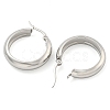 Tarnish Resistant 202 Stainless Steel Hoop Earrings EJEW-H003-38P-03-2