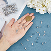 100Pcs Brass Bead Tips KK-DC0003-67-3