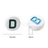 Opaque White Acrylic Beads SACR-YW0001-23-2