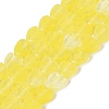 Transparent Glass Beads Strands GLAA-Q106-06A-03-1