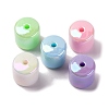 UV Plating Opaque Acrylic Beads MACR-F080-09-1