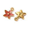 304 Stainless Steel Enamel Pendants SA-L002-17G-03-2