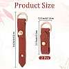 2Pc Alloy & Microfiber Suspension Clasps AJEW-CL0005-19B-2