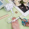 20 Yardcs Cotton Ribbon with Stainless Steel Eyelets OCOR-BC0009-65B-02-3