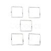 Brass Beads Frames KK-M288-01S-D-1
