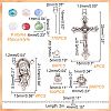 DIY Rosary Beaded Style Necklaces Bracelet Making Finding Kit DIY-AR0003-72-2