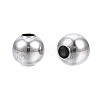 Round 304 Stainless Steel Beads STAS-TAC0004-4mm-P-3