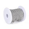 Tarnish Resistant 304 Stainless Steel Cable Chains CHS-P003-02P-3