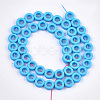 Spray Painted Non-magnetic Synthetic Hematite Beads Strands G-T116-20A-03-2