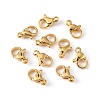 304 Stainless Steel Lobster Claw Clasps X-STAS-R050-10x6mm-02-2