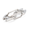 Non-Tarnish 304 Stainless Steel S-Hook Clasps STAS-C024-07P-3