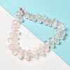 Natural Rose Quartz Beads Strands G-B064-B30-2