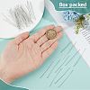 120Pcs Brass Flat Head Pins FIND-BC0019-23P-3