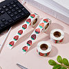 4Rolls Coated Paper Self-adhesive Stickers Roll STIC-FH0001-27B-4