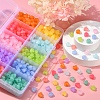 600Pcs 10 Colors Imitation Jelly Acrylic Beads MACR-YW0001-82-5
