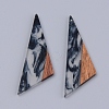 Resin & Walnut Wood Pendants RESI-R428-04-1