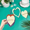 12Pcs 12 Style Wood Hoop Rings Macrame for DIY Craft Making DIY-WH0545-004-4