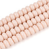 Opaque Solid Color Glass Beads Strands GLAA-ZX008-4mm-18H-1