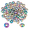 60Pcs Ion Plating(IP) 201 Stainless Steel Beads STAS-PH0004-42-1