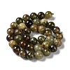 Natural Green Garnet Beads Strands G-Z034-B14-03-3