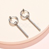 201 Stainless Steel Hoop Dangle Earrings for Women SA-CBA8B85-16P-1