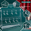 1 Set Transparent Acrylic Earring Display Stands EDIS-PH0001-24C-4