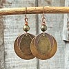 Bohemian Zinc Alloy Dangle Earrings WGF3874-01-1