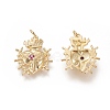 Brass Micro Pave Cubic Zirconia Pendants LS-ZIRC-L091-064G-2