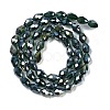 Transparent Electroplate Glass Beads Strands EGLA-N013-T4mm-B15-2