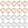 40Pcs 2 Colors Rack Plating Alloy Pendants FIND-SC0023-05-1