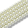 Eco-Friendly Dyed Glass Pearl Round Bead Strands X-HY-A002-8mm-RB011-1