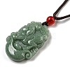 Natural Jadeite Pendant Necklaces G-H306-05-12-3