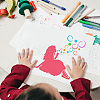 PET Hollow Out Drawing Painting Stencils DIY-WH0391-0437-7