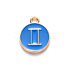 Alloy Enamel Pendants X-ENAM-S124-01B-02I-2