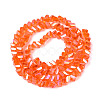 Electroplate Transparent Glass Beads Strands LS-EGLA-Q139-01A-A10-2