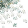 Gradient Color Transparent Frosted Acrylic Beads X1-OACR-M023-06H-1