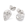 Non-Tarnish 304 Stainless Steel Stud Earrings EJEW-H013-21P-2