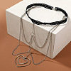 Alloy Sexy Hollow Elastic Multilayer Heart Chain FS-WGB5E69-01-2