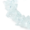 Glass Imitation Aquamarine  Beads Strands G-I283-F29-4