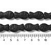 Fish Dyed Natural Lava Rock Beads Strands G-O126-01A-07-4