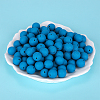 Round Silicone Focal Beads SI-JX0046A-34-3