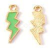 Alloy Enamel Pendants ENAM-N054-025G-2