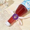 Brass Wax Seal Stamps with Wood Handle AJEW-WH0412-0185-5