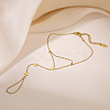 Stainless Steel Cable Chain Ring Bracelets for Women PW-WG42E53-01-2